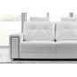 Canapé 3 places en cuir Prestige luxe haut de gamme italien MATIGNON, noir Venesetti Canapé 3 places en cuir Prestige luxe haut de gamme italien MATIGNON, noir Venesetti