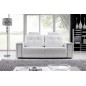 Canapé 3 places en cuir Prestige luxe haut de gamme italien MATIGNON, blanc Canapé 3 places en cuir Prestige luxe haut de gamme italien MATIGNON, blanc