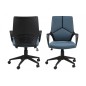 Fauteuil de bureau confortable en tissu de qualité DUBLIN, bleu Fauteuil de bureau confortable en tissu de qualité DUBLIN, bleu