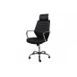 Fauteuil de bureau confortable en tissu de qualité EMXON, noir Fauteuil de bureau confortable en tissu de qualité EMXON, noir