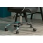 Fauteuil de bureau confortable en tissu de qualité EMXON, noir Fauteuil de bureau confortable en tissu de qualité EMXON, noir
