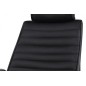 Fauteuil de bureau confortable en tissu de qualité EMXON, noir Fauteuil de bureau confortable en tissu de qualité EMXON, noir