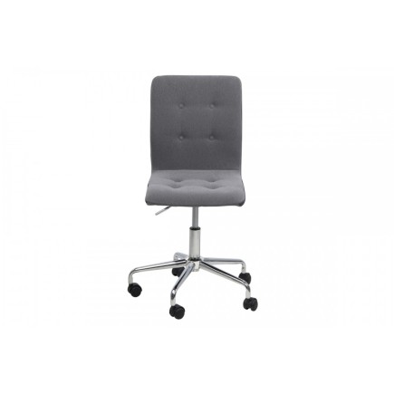 Chaise de bureau confortable en tissu de qualité FREESTYLE, gris