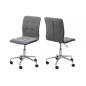 Chaise de bureau confortable en tissu de qualité FREESTYLE, gris, Gris clair Chaise de bureau confortable en tissu de qualité FREESTYLE, gris, Gris clair