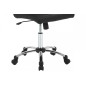 Chaise de bureau confortable en simili cuir de qualité HOUTEN, noir Chaise de bureau confortable en simili cuir de qualité HOUTEN, noir