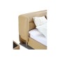 Lit design en cuir italien de luxe PRIMA, beige, 180x200 Lit design en cuir italien de luxe PRIMA, beige, 180x200