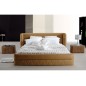 Lit design en cuir italien de luxe PRIMA, marron, 180x200 Lit design en cuir italien de luxe PRIMA, marron, 180x200