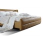 Lit design en cuir italien de luxe PRIMA, marron, 180x200 Lit design en cuir italien de luxe PRIMA, marron, 180x200