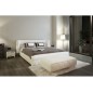 Lit design en cuir italien de luxe PRIMA, blanc, 140x190 Lit design en cuir italien de luxe PRIMA, blanc, 140x190