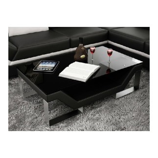 Table basse design PERLE, blanc