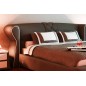 Lit design en cuir italien de luxe VEGAS, chocolat, 180x200 Lit design en cuir italien de luxe VEGAS, chocolat, 180x200