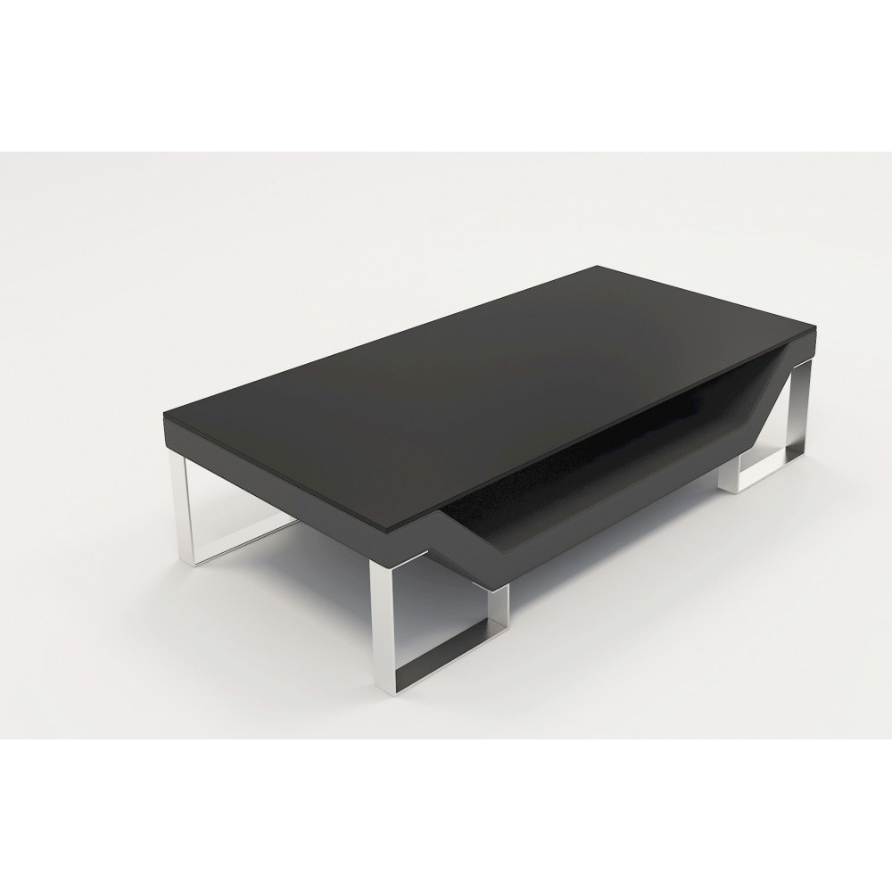 Table basse design PERLE, gris foncé, 120×70×42 cm Table basse design PERLE, gris foncé, 120×70×42 cm