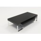 Table basse design PERLE, gris foncé, 120×70×42 cm Table basse design PERLE, gris foncé, 120×70×42 cm