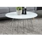 Table basse design, plateau de verre blanc, hauteur réglable, CASINI Table basse design, plateau de verre blanc, hauteur réglable, CASINI