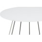 Table basse design, plateau de verre blanc, hauteur réglable, CASINI Table basse design, plateau de verre blanc, hauteur réglable, CASINI