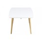 Table basse très tendance design en bois, ELSA, Blanc Table basse très tendance design en bois, ELSA, Blanc