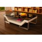 Table basse design PERLE, beige, 120×70×42 cm Table basse design PERLE, beige, 120×70×42 cm