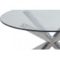 Table basse design en verre et métal, HOLIDA Table basse design en verre et métal, HOLIDA