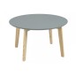 Table basse tendance en bois laqué gris foncé, MONA Table basse tendance en bois laqué gris foncé, MONA