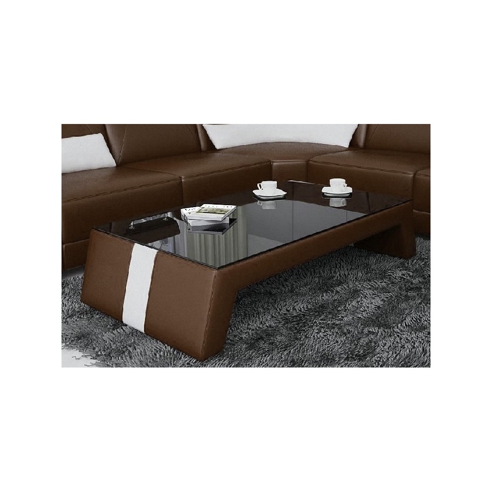 Table basse design SIARA, chocolat Table basse design SIARA, chocolat