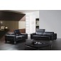 Ensemble BOSTON, 3 pièces: canapé 3 places + 2 places + fauteuil en cuir haut de gamme italien vachette Vénésetti. Tout cuir Pre