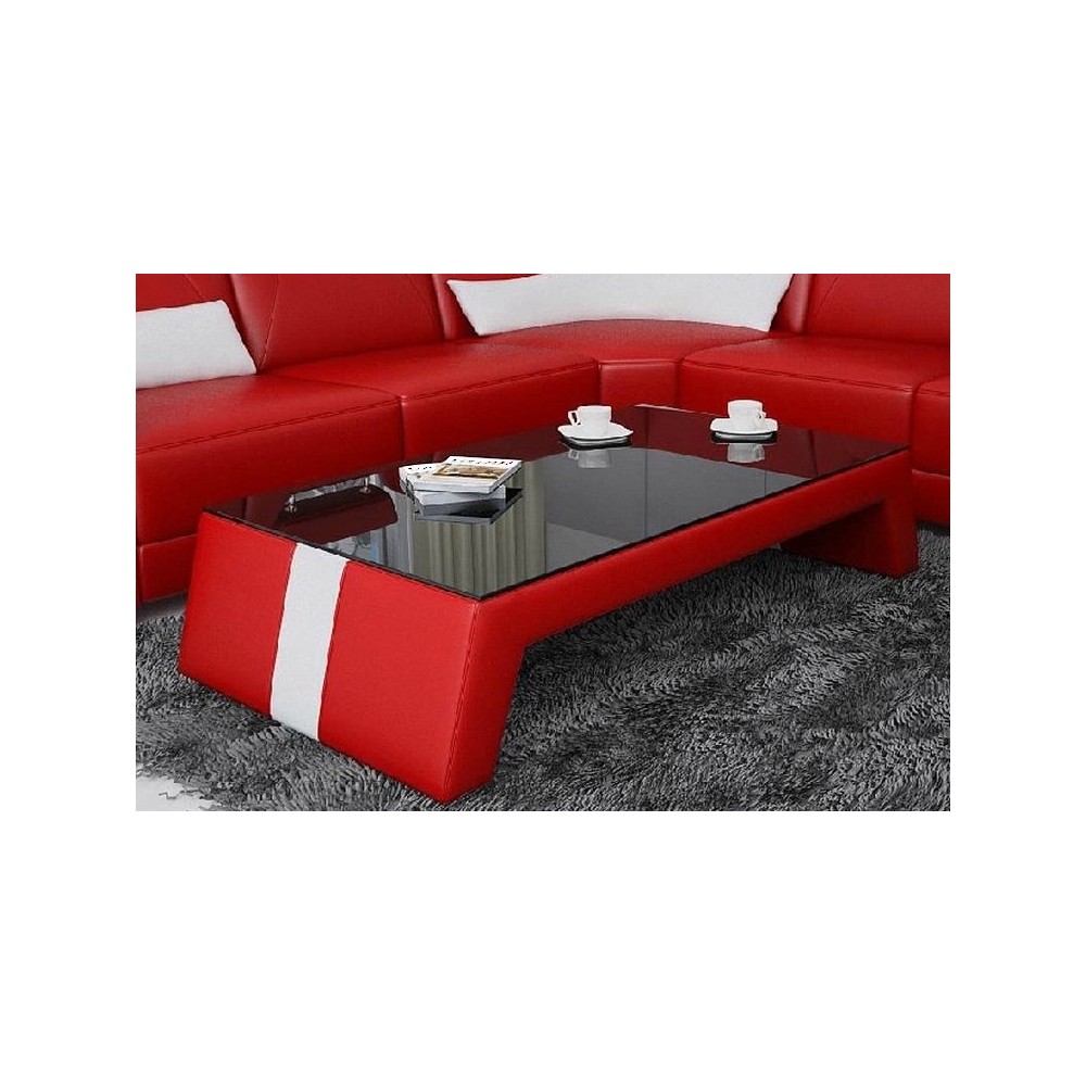 Table basse design SIARA, rouge Table basse design SIARA, rouge