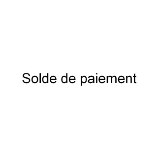Solde du paiement de la commande US1A07200324. Mme Viviane Pautigny Dujardin