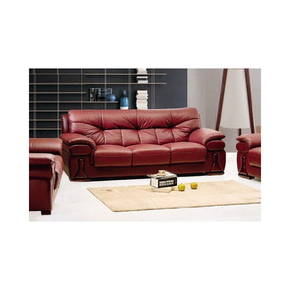 Canapé CAMBRIDGE 3 places en 100% Tout cuir haut de gamme italien, Bordeaux, en STOCK LIVRAISON SOUS 7 JOURS Canapé CAMBRIDGE 3 places en 100% Tout cuir haut de gamme italien, Bordeaux, en STOCK LIVRAISON SOUS 7 JOURS