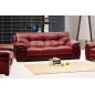 Canapé CAMBRIDGE 3 places en 100% Tout cuir haut de gamme italien, Bordeaux, en STOCK LIVRAISON SOUS 7 JOURS Canapé CAMBRIDGE 3 places en 100% Tout cuir haut de gamme italien, Bordeaux, en STOCK LIVRAISON SOUS 7 JOURS