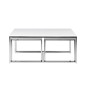 Ensemble de 3 tables basses contemporaines COSTA, Blanc Ensemble de 3 tables basses contemporaines COSTA, Blanc