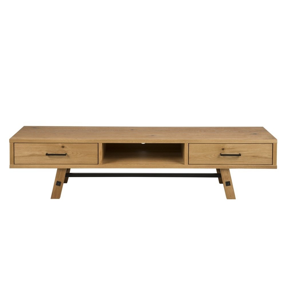Meuble TV contemporain en bois massif, STERN Meuble TV contemporain en bois massif, STERN
