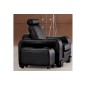 Ensemble composé d'un canapé 3 places et d'un canapé 2 places et d'un fauteuil en cuir luxe italien, ROSSO, noir Ensemble composé d'un canapé 3 places et d'un canapé 2 places et d'un fauteuil en cuir luxe italien, ROSSO, noir