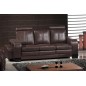 Ensemble composé d'un canapé 3 places et d'un canapé 2 places et d'un fauteuil en cuir luxe italien, ROSSO, chocolat Ensemble composé d'un canapé 3 places et d'un canapé 2 places et d'un fauteuil en cuir luxe italien, ROSSO, chocolat