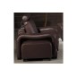 Ensemble composé d'un canapé 3 places et d'un canapé 2 places et d'un fauteuil en cuir luxe italien, ROSSO, chocolat Ensemble composé d'un canapé 3 places et d'un canapé 2 places et d'un fauteuil en cuir luxe italien, ROSSO, chocolat
