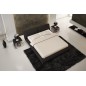 Lit design en cuir italien de luxe LETTO, noir, 160x200 Lit design en cuir italien de luxe LETTO, noir, 160x200