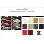 Lit design en cuir italien de luxe LETTO, couleur personnalisée, 160x200 Lit design en cuir italien de luxe LETTO, couleur personnalisée, 160x200