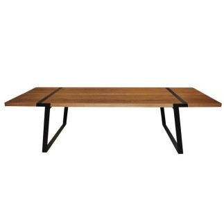 Grande table à manger GIGANT de marque Canett, modèle 290 cm de long. Version: Neutre, Huilé, Noir, Peint, Bois