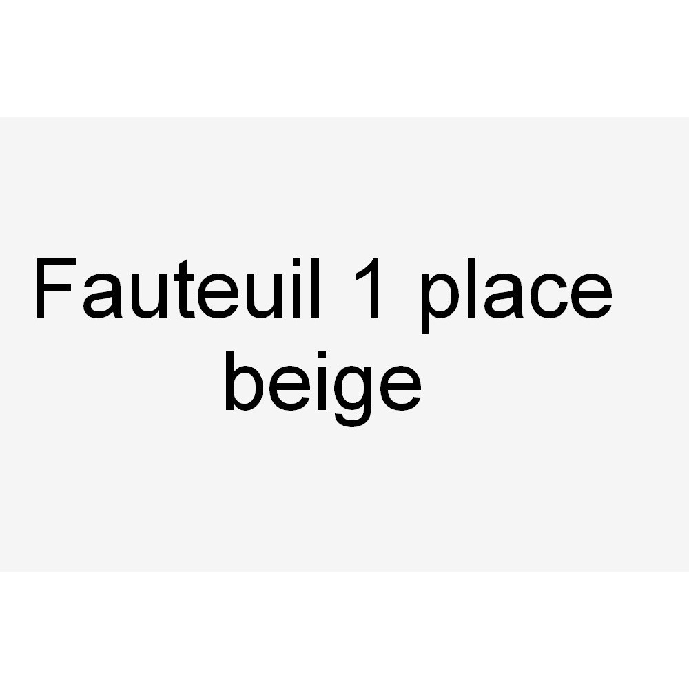 Canapé CAMBRIDGE cuir haut de gamme italien vachette Vénésetti. Cuir Prestige luxe. Fauteuil 1 place. Beige N°639 - Vénésetti