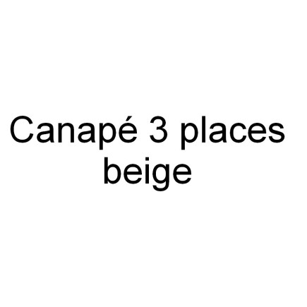 Canapé CAMBRIDGE cuir haut de gamme italien vachette Vénésetti. Cuir Prestige luxe. Canapé 3 places. Beige N°639 - Vénésetti
