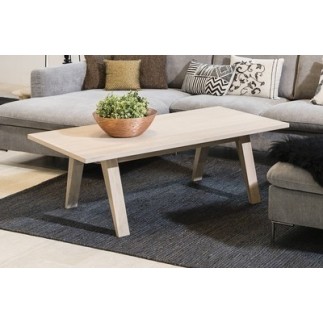 Table basse contemporaine, en bois massif, CINA