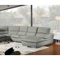 Canapé d'angle ELEGANCIO Gris Foncé en Cuir Prestige Luxe haut de gamme italien, Gris Foncé N°499, angle gauche Canapé d'angle ELEGANCIO Gris Foncé en Cuir Prestige Luxe haut de gamme italien, Gris Foncé N°499, angle gauche