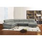 Canapé d'angle ELEGANCIO Gris Foncé en Cuir Prestige Luxe haut de gamme italien, Gris Foncé N°499, angle gauche Canapé d'angle ELEGANCIO Gris Foncé en Cuir Prestige Luxe haut de gamme italien, Gris Foncé N°499, angle gauche