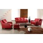 Ensemble AMSTERDAM, 3 pièces canapé en cuir haut de gamme italien 3 places + 2 places + Fauteuil, BORDEAUX Ensemble AMSTERDAM, 3 pièces canapé en cuir haut de gamme italien 3 places + 2 places + Fauteuil, BORDEAUX