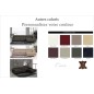 Canapé d'angle en cuir buffle italien 5 places , SARDAIGNE, couleur personnalisée, angle droit; Canapé d'angle en cuir buffle italien 5 places , SARDAIGNE, couleur personnalisée, angle droit;