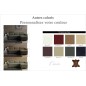 Canapé d'angle convertible en cuir buffle italien 5 places, ALLURE, couleur personnalisée, angle droit Canapé d'angle convertible en cuir buffle italien 5 places, ALLURE, couleur personnalisée, angle droit