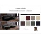 .Canapé d'angle relax en cuir de buffle italien de luxe 5 places BRIO, couleur personnalisée , angle gauche .Canapé d'angle relax en cuir de buffle italien de luxe 5 places BRIO, couleur personnalisée , angle gauche