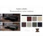 Canapé d'angle relax en cuir de buffle italien de luxe 5 places BRIO, couleur personnalisée, angle droit Canapé d'angle relax en cuir de buffle italien de luxe 5 places BRIO, couleur personnalisée, angle droit