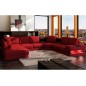 Canapé d'angle en cuir italien 7/8 places HOUSTON, rouge, angle droit Canapé d'angle en cuir italien 7/8 places HOUSTON, rouge, angle droit