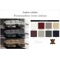 Canapé d'angle en cuir Buffle italien 5/6 places GENEVE, table offerte, couleur personnalisée, angle droit Canapé d'angle en cuir Buffle italien 5/6 places GENEVE, table offerte, couleur personnalisée, angle droit