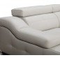 - Canapé d'angle double relax en cuir de buffle italien 5 places BiRELAX, beige, angle gauche - Canapé d'angle double relax en cuir de buffle italien 5 places BiRELAX, beige, angle gauche